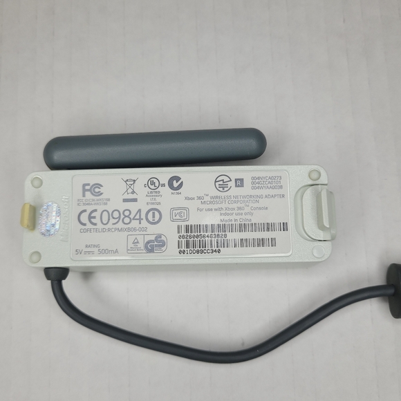Official Microsoft XBOX 360 Wireless Networking Adapter Internet WiFi Connection - Picture 3 of 4